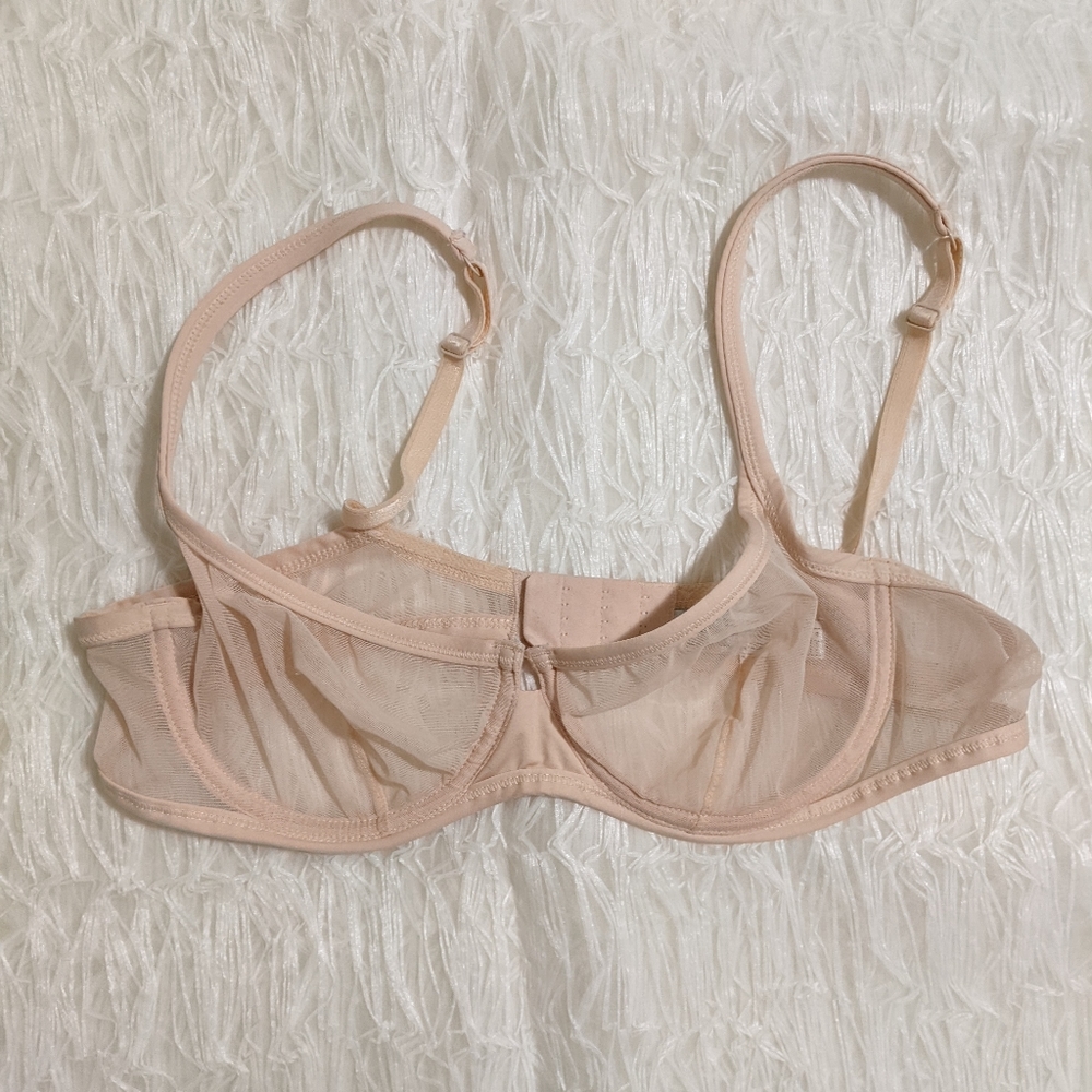 Nude Mesh Bra by Ysé Paris